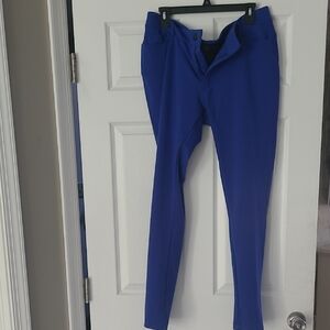 Kardashian Kollection Royal Blue Slim Ponte Pants